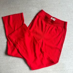 Everlane red flare joggers - Stretchy & duper flattering!